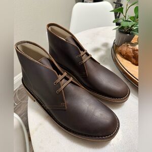 Clarks Leather Men's Boots in Beeswax